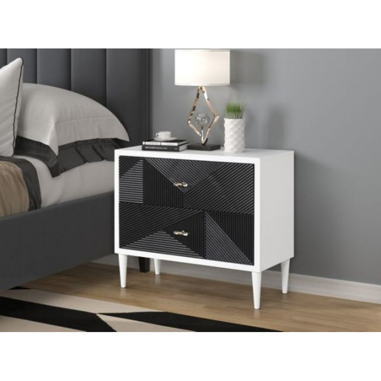 Maya art deals deco bedside table